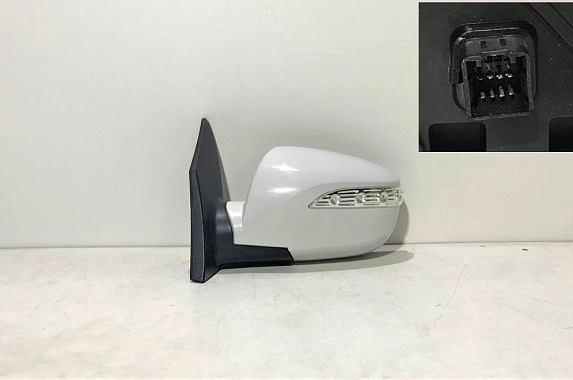 Зеркало левое (8к) электроподогрев/складывание/указатель поворота Hyundai IX35 2009-2015 (Китай)
