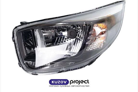 Фара левая с электрокорректором Kia Picanto 2017-2022 (Китай)